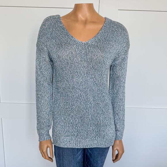 NWT-Miami of Francesca’s, Alice Lace Up Pullover Sweater-Teal-Women’s Size Small - Picture 9 of 10